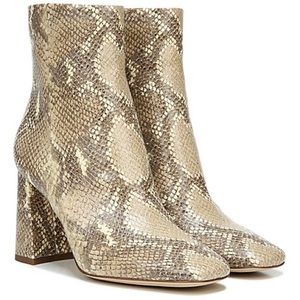 Sam Edelman snake print boots